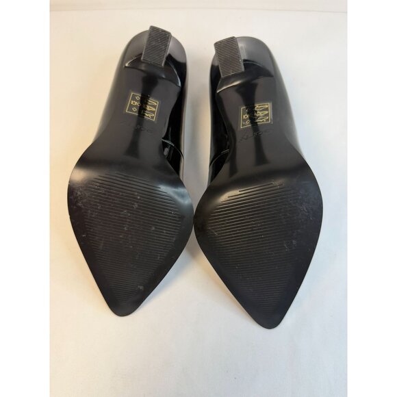 Aldo Jady Pumps Womens Size 7M Black Patent Pointed Toe Spool Heel Shoes Dressy - Picture 10 of 14
